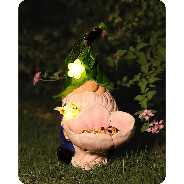 Estatua de gnomo de jardín, decoración al aire libre, gnomo