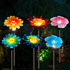 Paquete de 6 luces solares para jardín, decoración al aire l