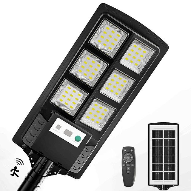 Luces solares para exteriores, sensor de movimiento de atard