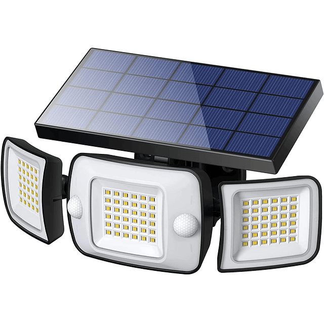 Luz solar para exteriores, impermeable, sensor de movimiento