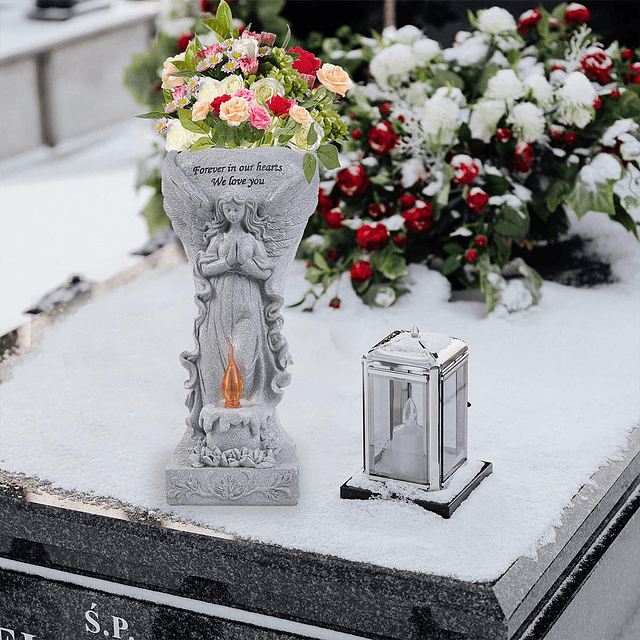 Regalo conmemorativo del cementerio Estatua del ángel del ja