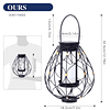 Pearlstar Luces solares colgantes para exteriores, luz de me