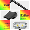 Focos solares para exteriores, 9 modos, 38 LED, focos de pai