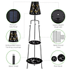 Lámparas solares para exteriores, paquete de 2, lámpara de p