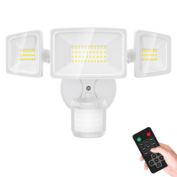 Luces de seguridad LED de 65 W, luz con sensor de movimiento