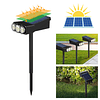 Luces solares al aire libre ajustables luces solares al aire