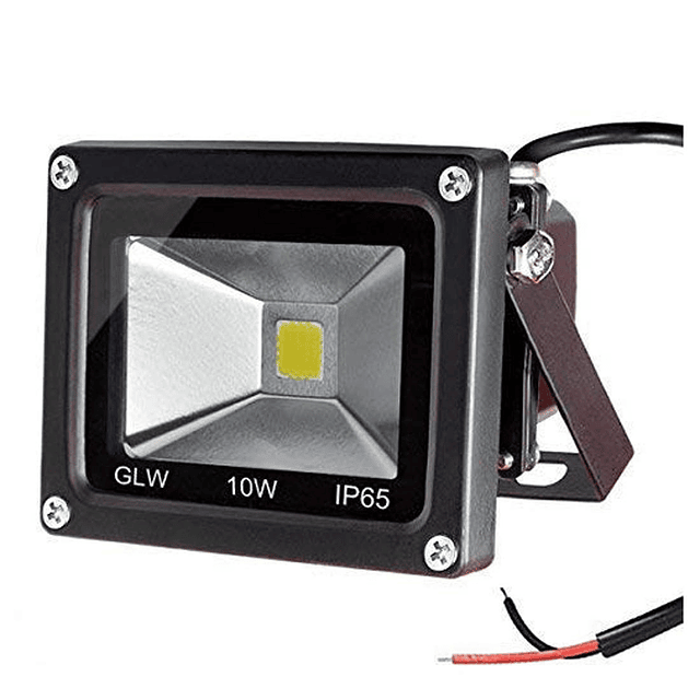 ® 10w 12v CA o CC Luz de inundación LED blanca cálida Luces