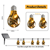 Cadena de luces con energía solar decorativas para interiore
