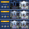 TSUN Luces solares con sensor de movimiento para exteriores,