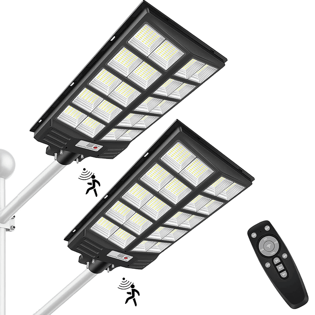 3600W Luz de calle solar Sensor de movimiento 360000LM Luces