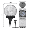 Luces solares decorativas para jardín al aire libre, paquete