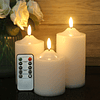 Velas parpadeantes sin llama, velas LED impermeables con con