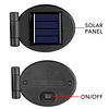 2 paquetes de luces solares de lirio de cala para exteriores