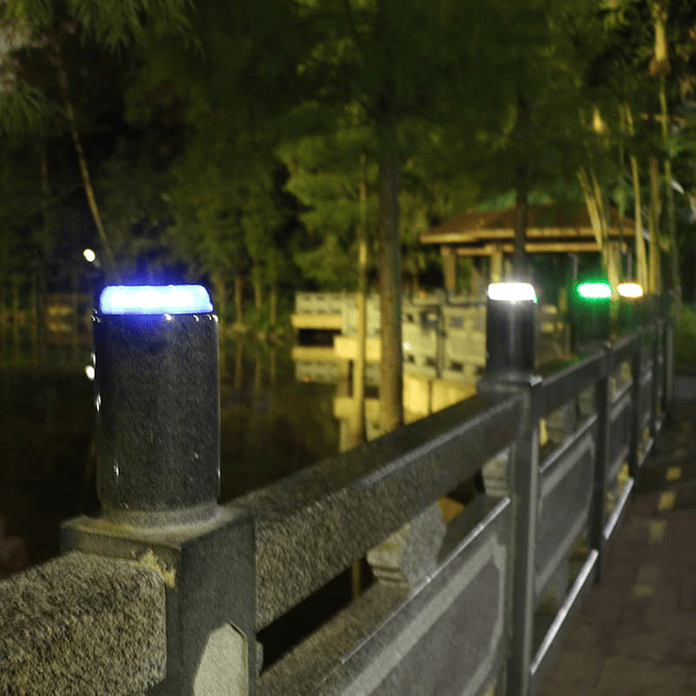 Luces solares de suelo al aire libre impermeable disco solar