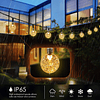 Cadena de luces con pilas, impermeable, 16 pies, 30 LED, 8 m