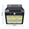 Luces solares LED para exteriores, luces inalámbricas con se