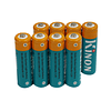 Baterías recargables doble A 1,2 V NiMH AA 1300 mAh 8 piezas