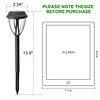 Paquete de 10 luces solares para caminos al aire libre, luce