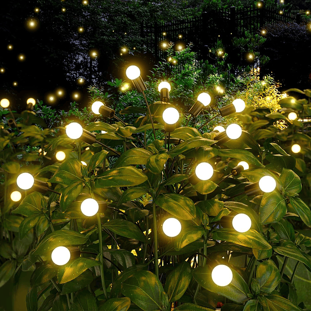 Luces solares para jardín, nueva luz solar mejorada, balance