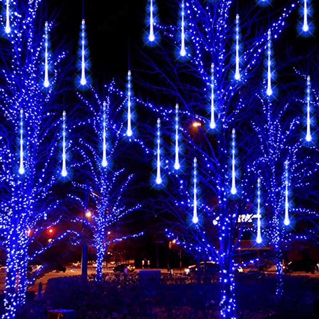 Lluvia de Meteoros Luces de Lluvia 288 Luces LED de Navidad