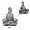 Estatua de Buda Escultura Zen 11.4 pulgadas Yoga Decoración