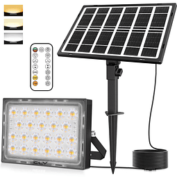 Luces solares LED para exteriores IP66, resistente al agua,