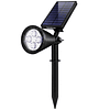 - Luz solar para asta de bandera, luces solares para exterio