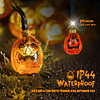 Oopswow Paquete de 2 luces de cadena de calabaza de Hallowee