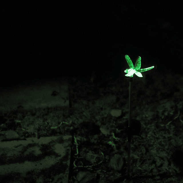 Luz solar para jardín al aire libre, lámpara de estaca LED d