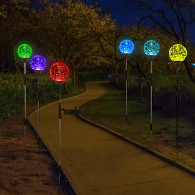 Luces solares para exteriores, luces solares que cambian de