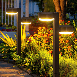 Luces solares para caminos al aire libre, impermeables, paqu