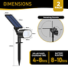 Luz solar inteligente de última generación Aplicación de foc