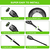 Luces solares para exteriores, paquete de 10 antorchas solar