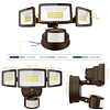 55W Luces de seguridad LED inteligentes Sensor de movimiento