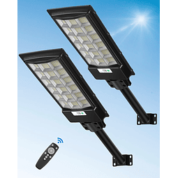 Luces de calle solares de 600 W para exteriores, impermeable