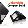 Luz de seguridad con sensor de movimiento solar | Impermeabl