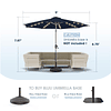 Sombrilla de Patio de 10 pies con Luces LED solares Sombrill