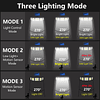 Luces solares para exteriores 240° 2 sensores de movimiento