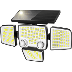 Luces solares para exteriores 3000LM 423 LED Sensor de movim