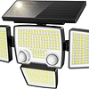 Luces solares para exteriores 3000LM 423 LED Sensor de movim