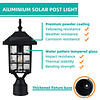 Lámpara solar para poste de luz al aire libreSolar poste de