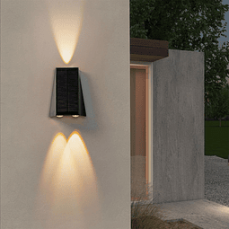 Luces solares de pared para exteriores: Luces LED de pared e