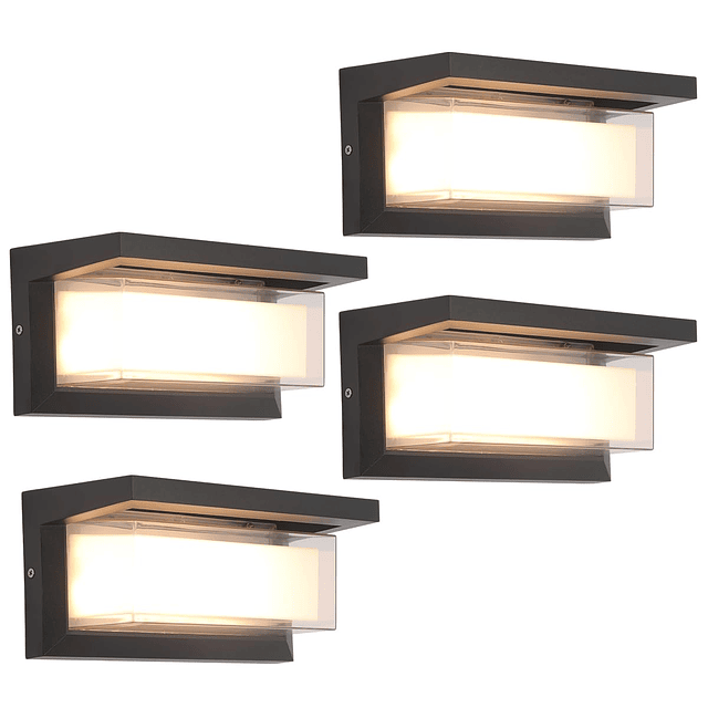 Lámparas de pared para exteriores 24W LED 3 colores exterior