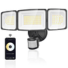 100W Luces de seguridad LED inteligentes Sensor de movimient