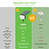 Focos solares para exteriores, impermeables, IP65, focos sol