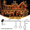Luces solares de bola de Navidad para árbol al aire libre, p