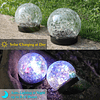 Luces solares de jardín al aire libre, impermeables, globo d