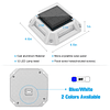 Luces solares para entrada, luces para cubierta de muelle, p
