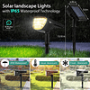 Luces solares para paisaje al aire libre 32 LED IP65 imperme