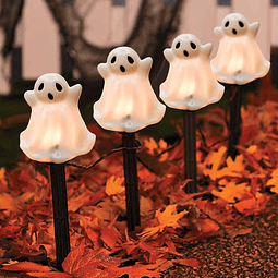 Luces de camino de Halloween al aire libre, 7 pies, luces de